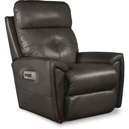 Contemporary PowerReclineXR+ Wall Saver Recliner with Power Headrest and Power Lumbar